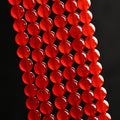 8mm red agate beads