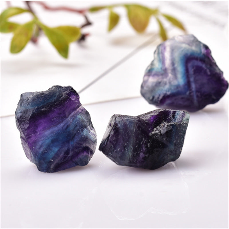 2-4cm rainbow fluorite 1kg