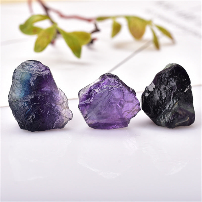 2-4cm rainbow fluorite 1kg