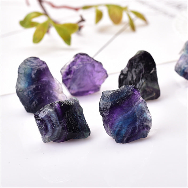 2-4cm rainbow fluorite 1kg