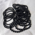 8mm Black Tourmaline bracelet Wholesale - Free Shipping Over 300USD - Price at $ 8.00 /pc