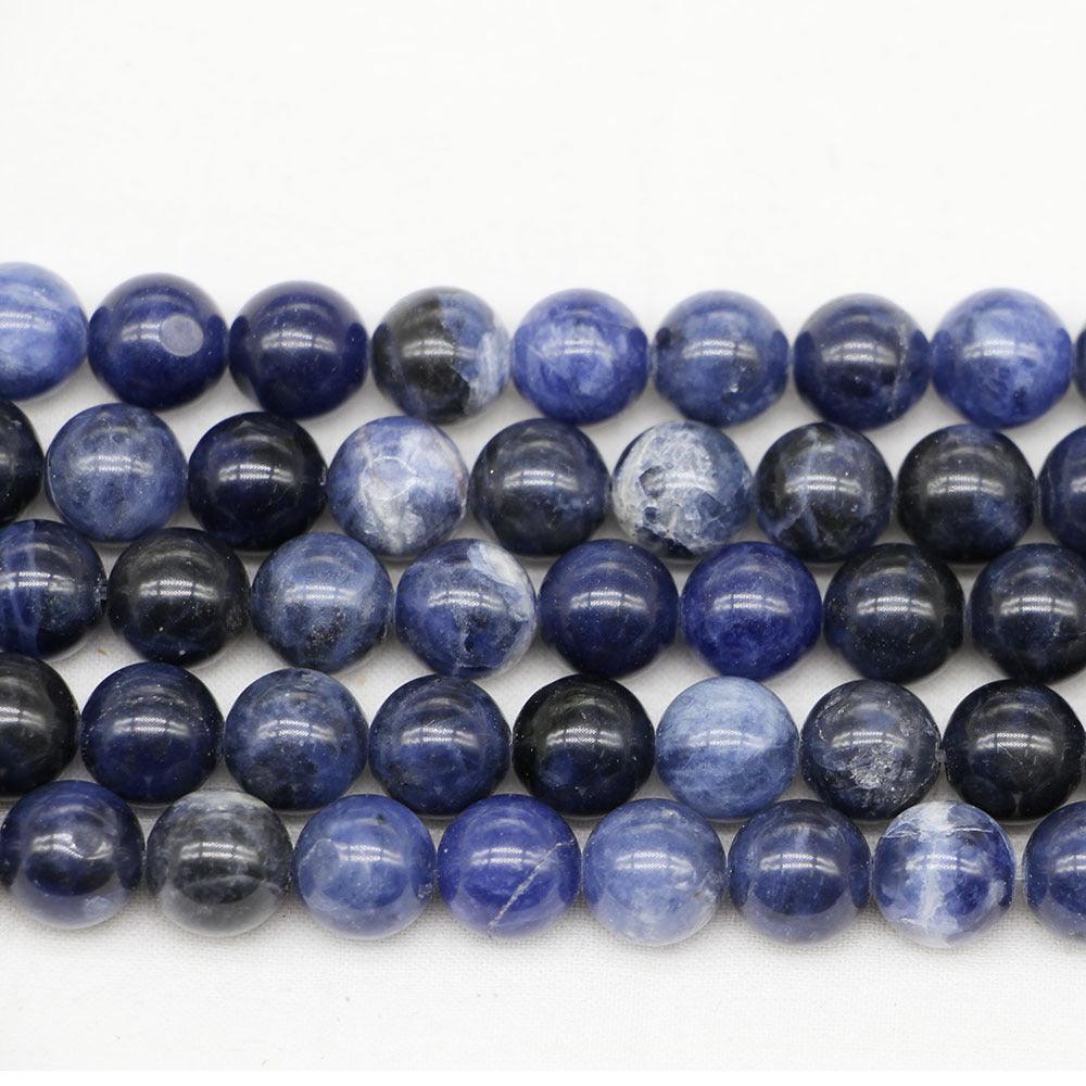 8/10mm Sodalite beads Wholesale - Free Shipping Over 300USD - Price at $ 2.90 /pc
