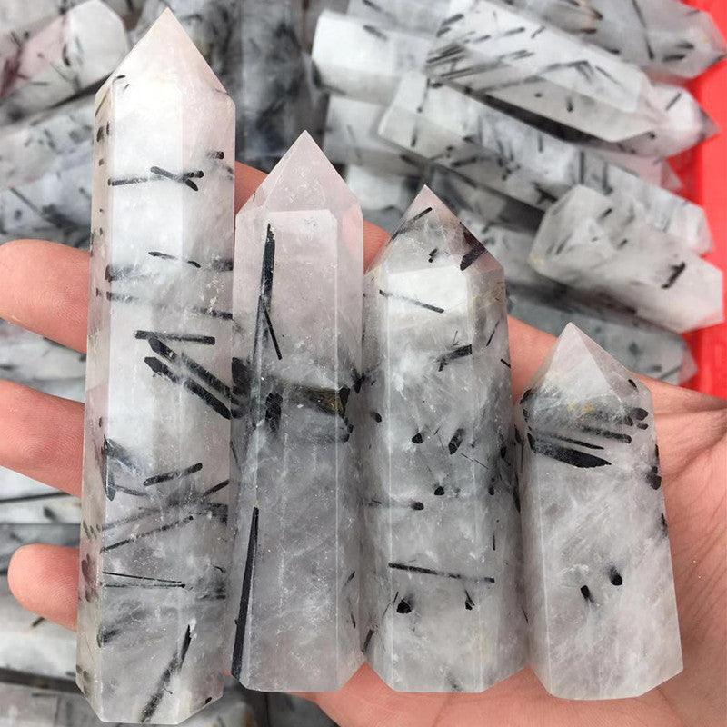 5-9cm Black Tourmaline tower Wholesale - Free Shipping Over 300USD - Price at $ 44.00 /pc