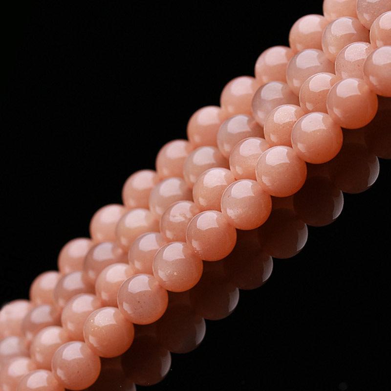 6/8/10mm Sunstone beads Wholesale - Free Shipping Over 300USD - Price at $ 18.00 /pc