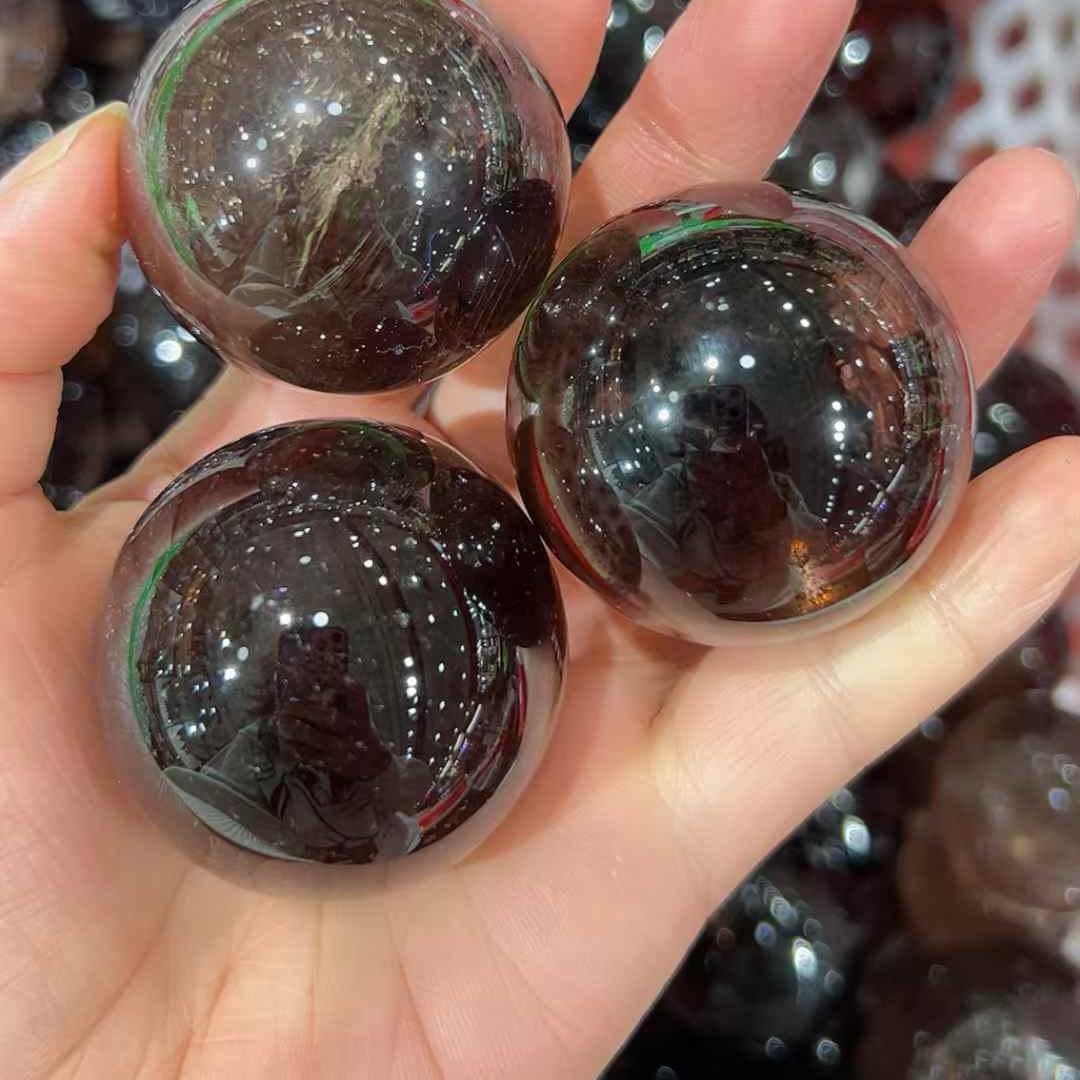 4-7cm smokey Quartz sphere Wholesale - Free Shipping Over 300USD - Price at $ 53.00 /pc