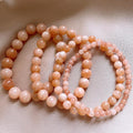 8/10mm Sunstone bracelet Wholesale - Free Shipping Over 300USD - Price at $ 4.20 /pc