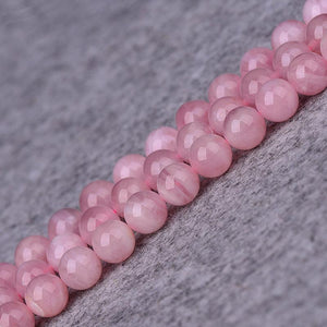 MLD Madagascar Rose quartz beads 8/10/12mm