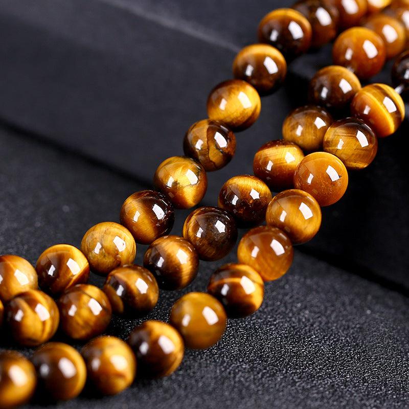 8/10mm Tiger Eye beads Wholesale - Free Shipping Over 300USD - Price at $ 4.00 /pc