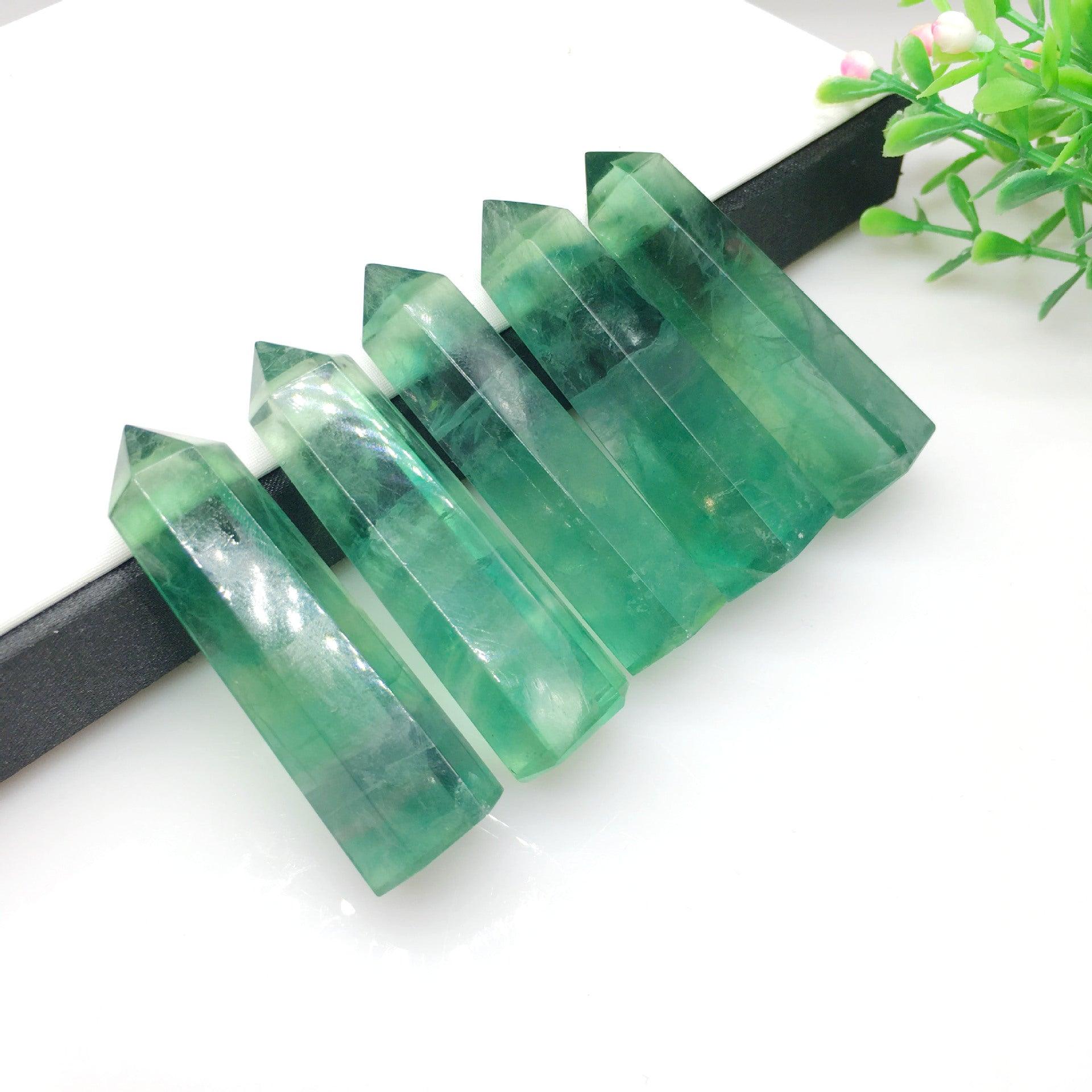 5-9CM Fluorite tower point Wholesale - Free Shipping Over 300USD - Price at $ 33.00 /pc