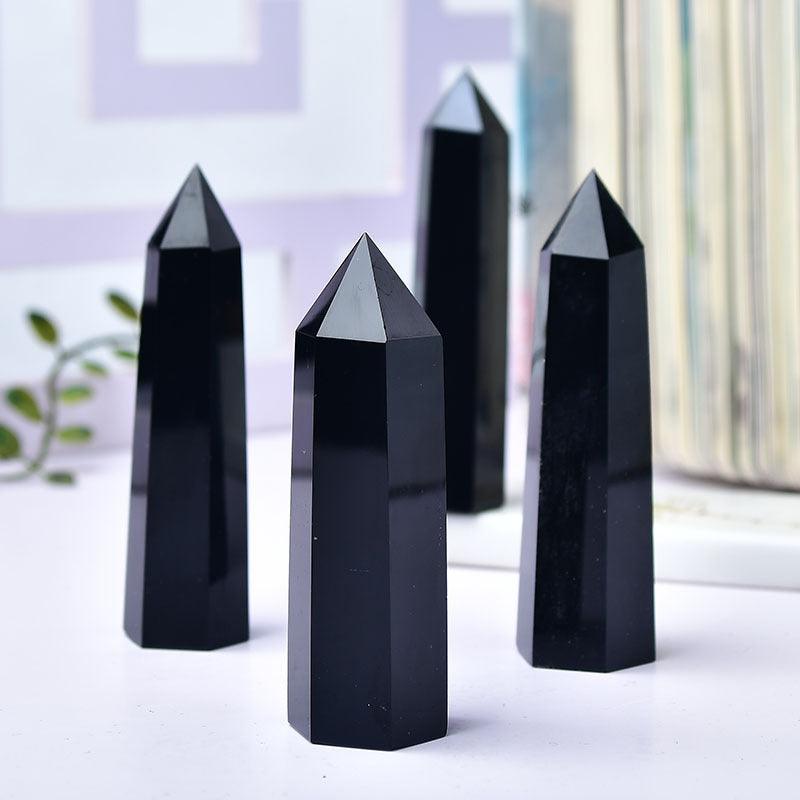 5-7cm Obsidian tower point Wholesale - Free Shipping Over 300USD - Price at $ 18.00 /pc