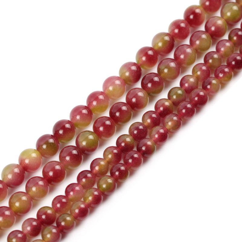 8/10/12mm watermelon carnelian Beads Wholesale - Free Shipping Over 300USD - Price at $ 6.00 /pc