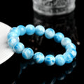 8/10mm Larimar bracelet Wholesale - Free Shipping Over 300USD - Price at $ 62.00 /pc