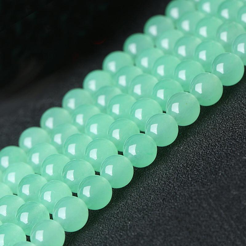 8/10/12mm Green Carnelian Beads Wholesale - Free Shipping Over 300USD - Price at $ 4.00 /pc
