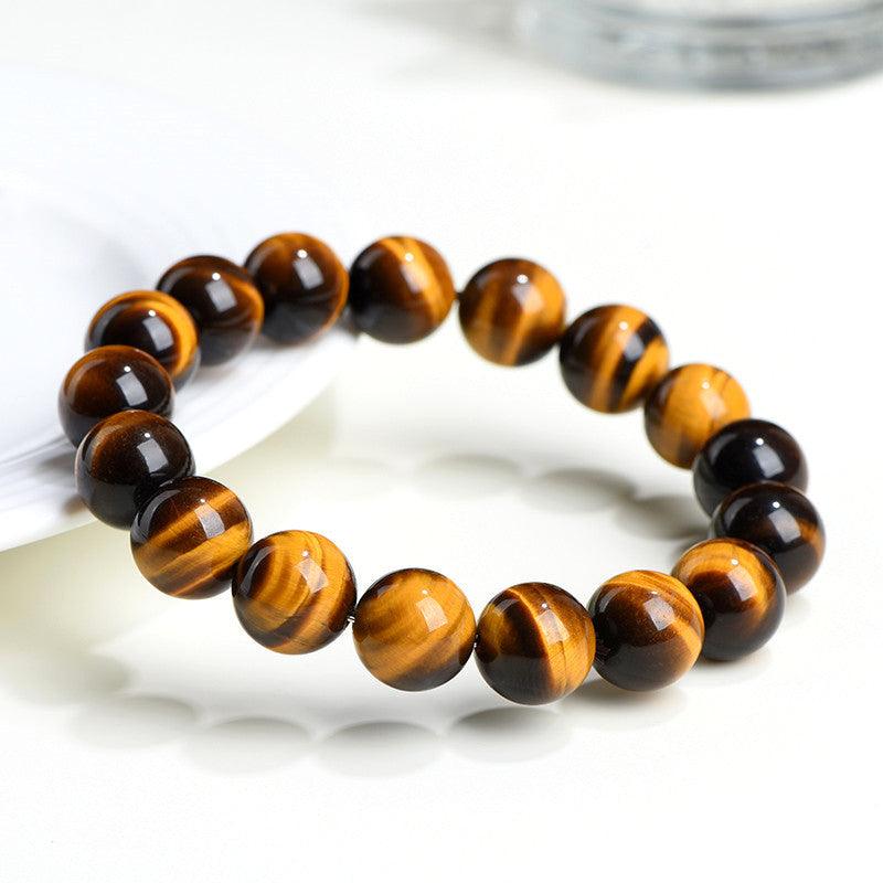 8/10mm Tiger Eye bracelet Wholesale - Free Shipping Over 300USD - Price at $ 4.40 /pc