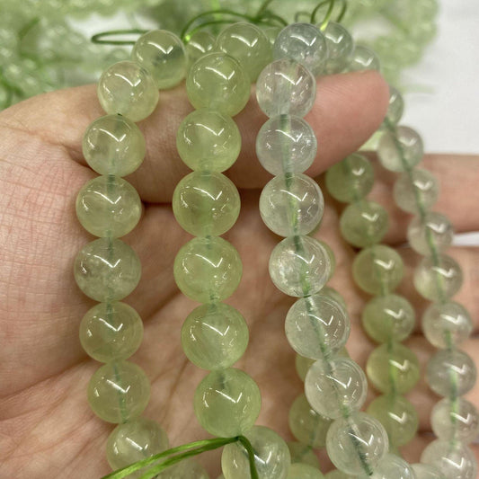 8mm Prehnite bracelet Wholesale - Free Shipping Over 300USD - Price at $ 13.20 /pc