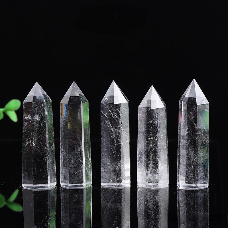5-9cm Clear Quartz tower Wholesale - Free Shipping Over 300USD - Price at $ 44.00 /pc