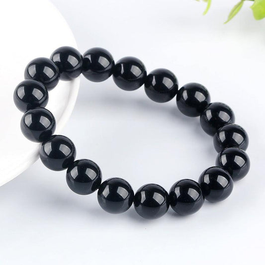 8/10/12mm Obsidian bracelet Wholesale - Free Shipping Over 300USD - Price at $ 2.00 /pc
