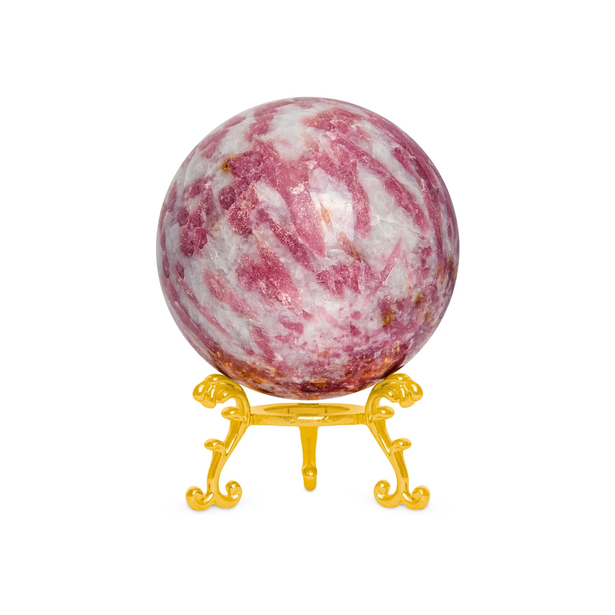 4-7cm pink tourmaline sphere 1kg