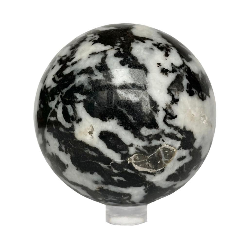 4-7cm zebra jasper sphere 1kg