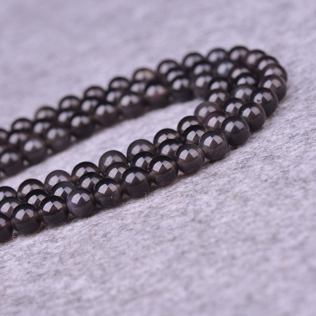 8/10/12mm Apache Tears obsidian Beads Wholesale - Free Shipping Over 300USD - Price at $ 9.00 /pc