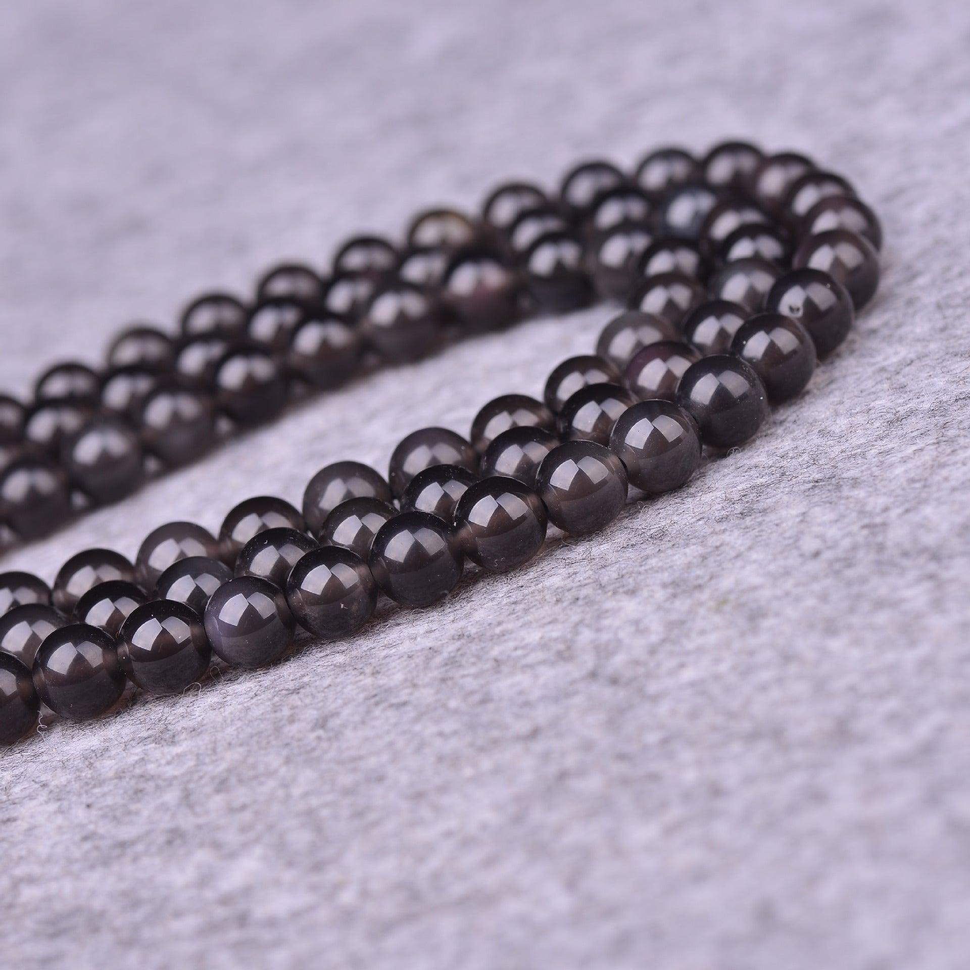 8/10/12mm Apache Tears obsidian Beads Wholesale - Free Shipping Over 300USD - Price at $ 9.00 /pc