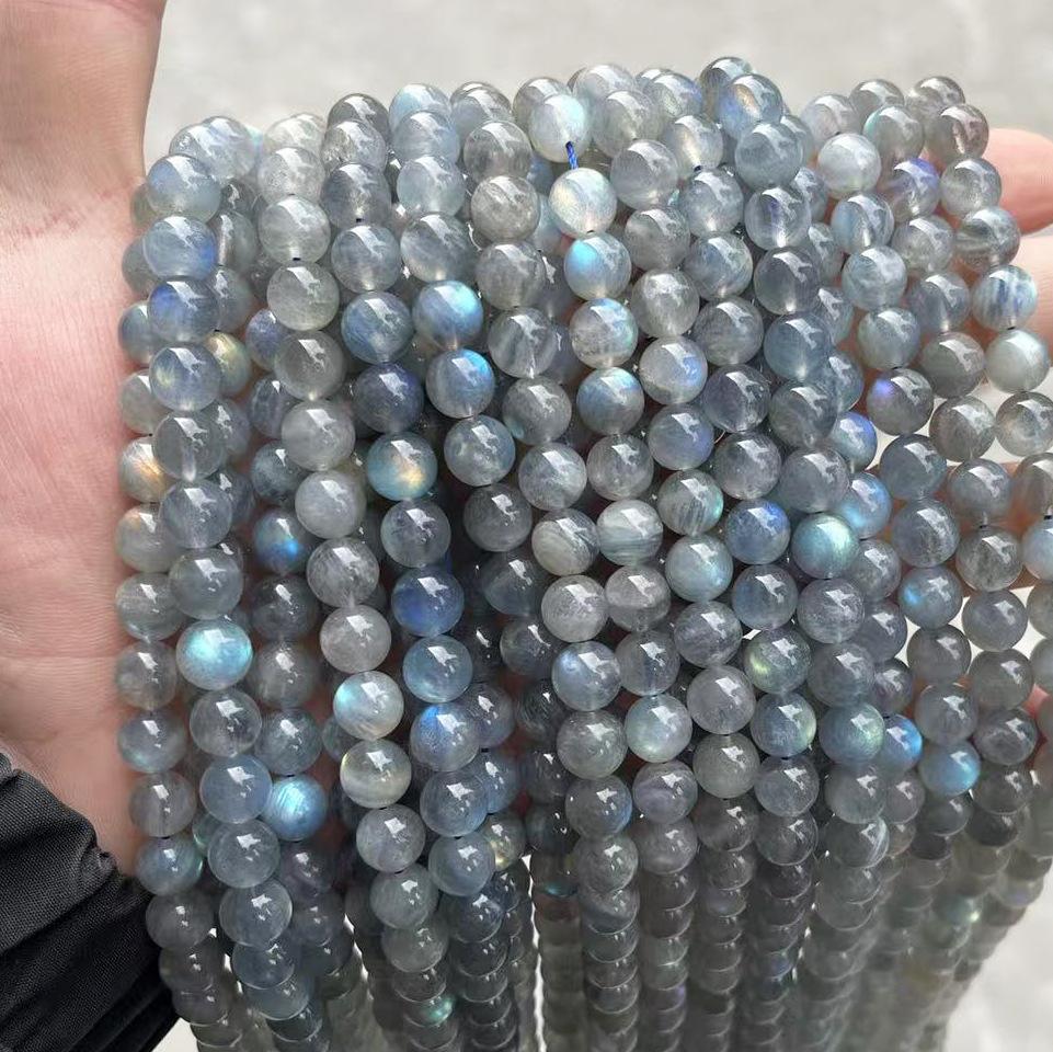 8/10mm Labradorite beads Wholesale - Free Shipping Over 300USD - Price at $ 9.90 /pc
