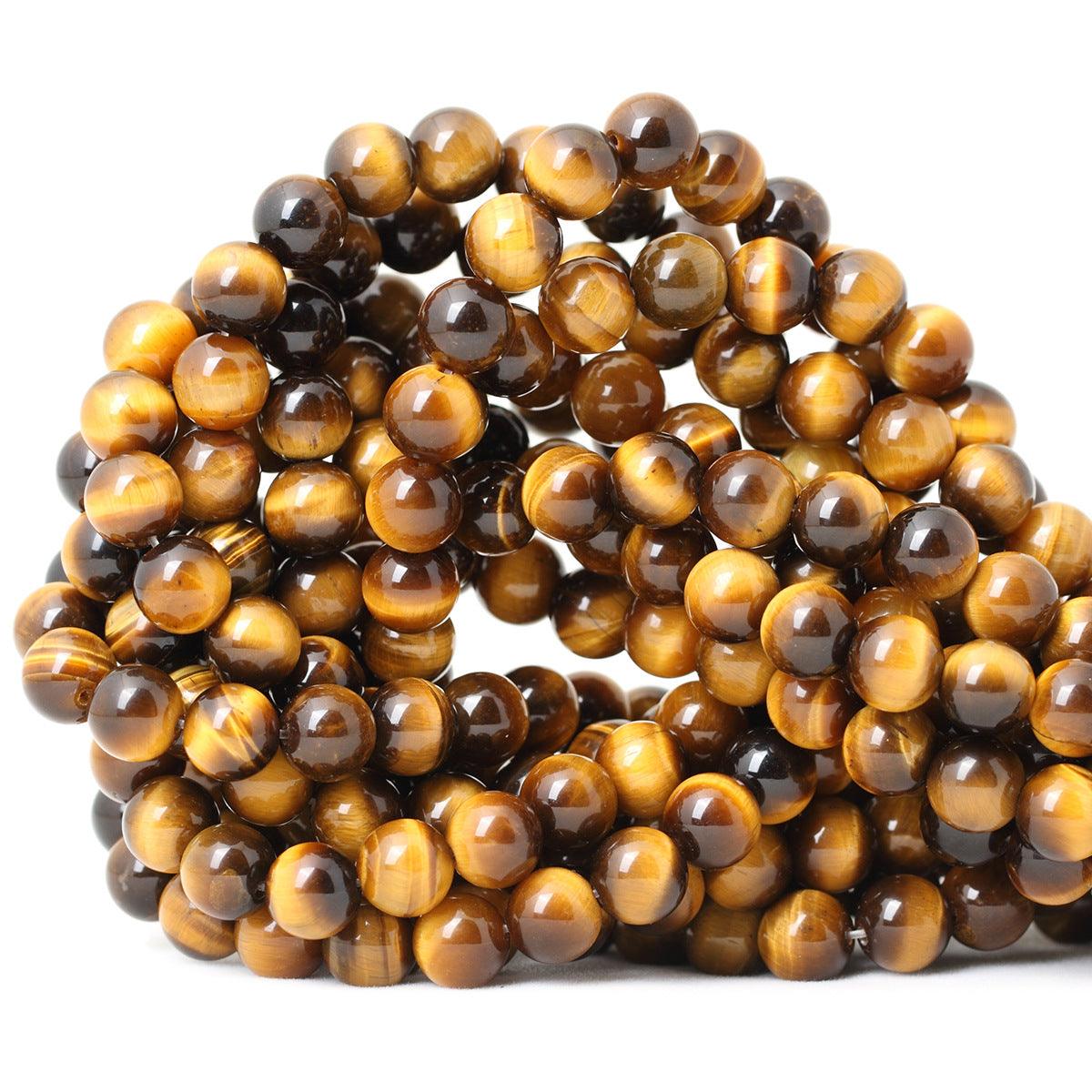 8/10mm Tiger Eye beads Wholesale - Free Shipping Over 300USD - Price at $ 4.00 /pc