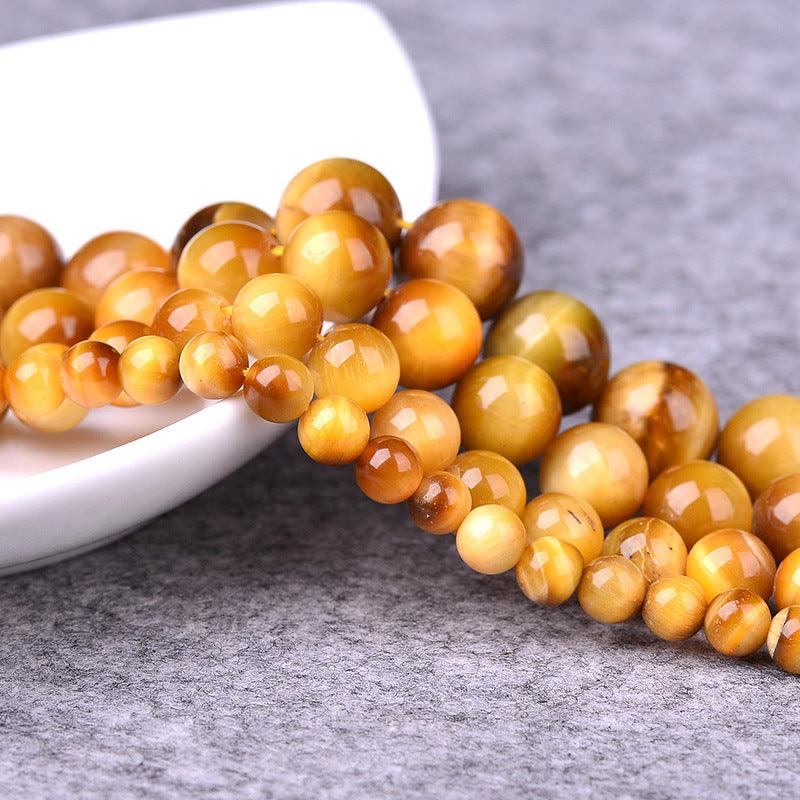 8/10/12mm Gold Tiger Eyes Beads Wholesale - Free Shipping Over 300USD - Price at $ 32.00 /pc