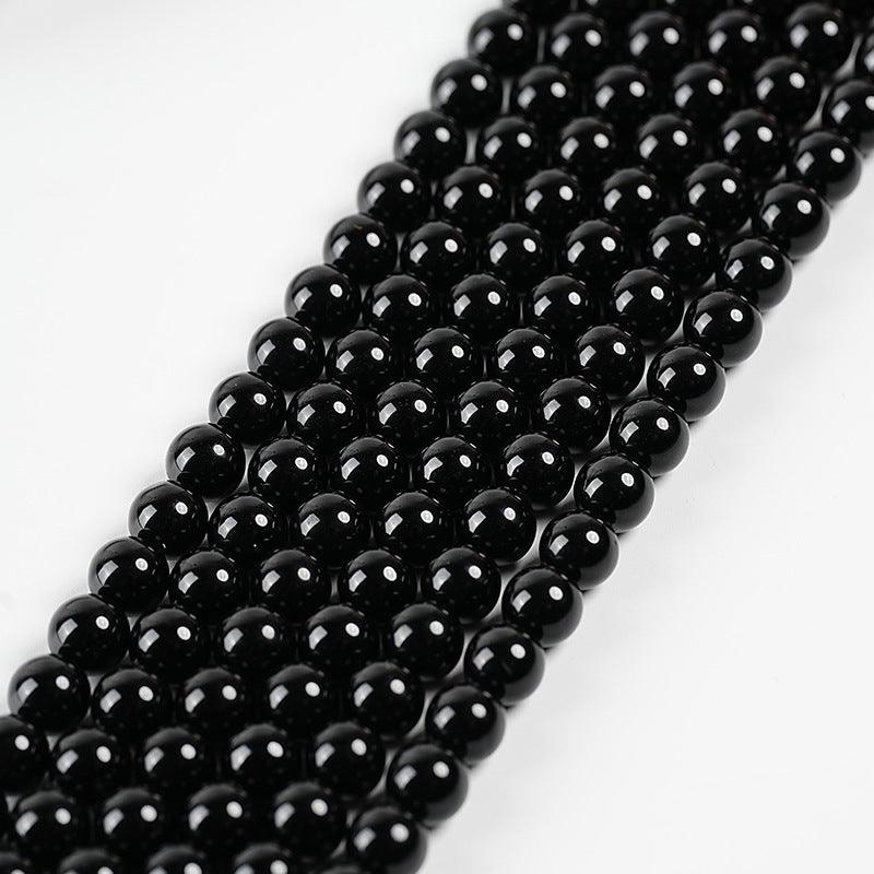 8/10/12mm Obsidian beads Wholesale - Free Shipping Over 300USD - Price at $ 1.40 /pc