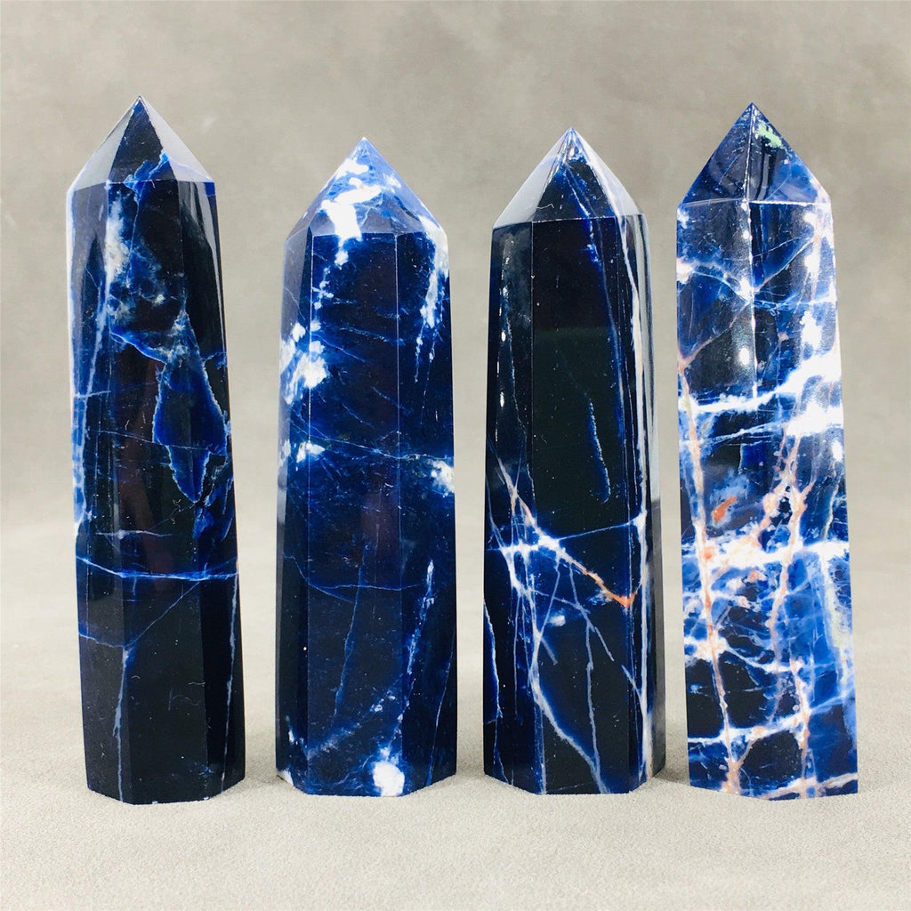 5-9cm Sodalite tower Wholesale - Free Shipping Over 300USD - Price at $ 39.90 /pc