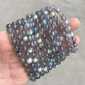 7mm Labradorite bracelet Wholesale - Free Shipping Over 300USD - Price at $ 6.60 /pc