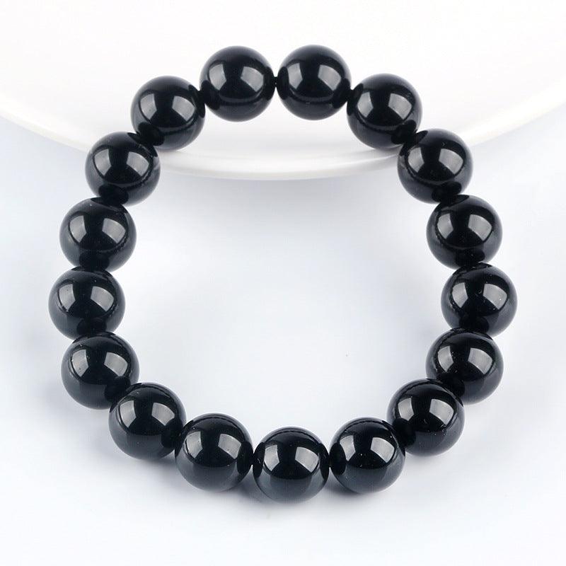 8/10/12mm Obsidian bracelet Wholesale - Free Shipping Over 300USD - Price at $ 2.00 /pc