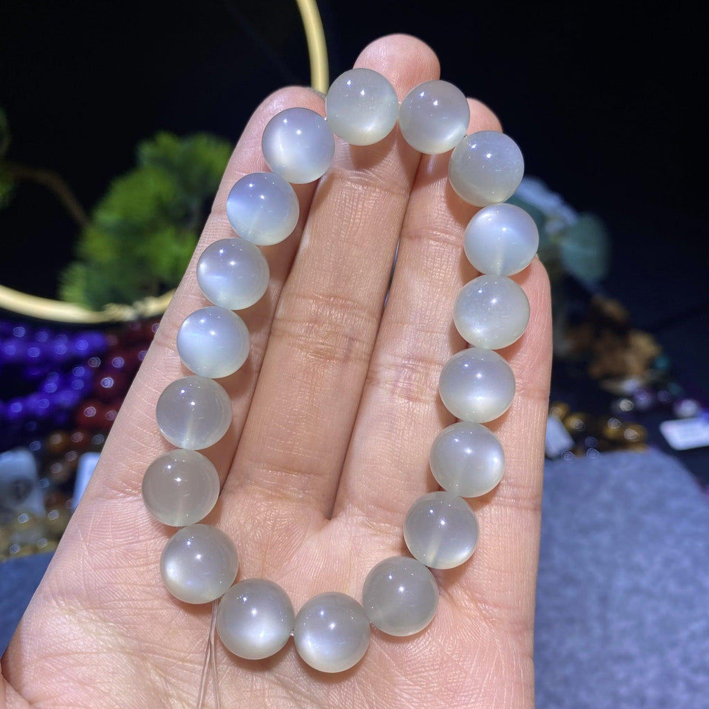 8/10mm Moonstone bracelet Wholesale - Free Shipping Over 300USD - Price at $ 22.00 /pc