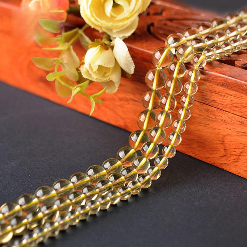 8/10/12mm Citrine beads Wholesale - Free Shipping Over 300USD - Price at $ 17.00 /pc