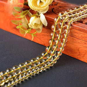 8/10/12mm Citrine beads Wholesale - Free Shipping Over 300USD - Price at $ 17.00 /pc