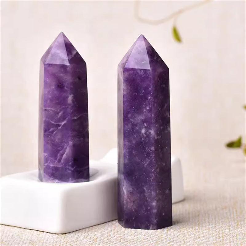 5-9cm Lepidolite tower point Wholesale - Free Shipping Over 300USD - Price at $ 39.00 /pc