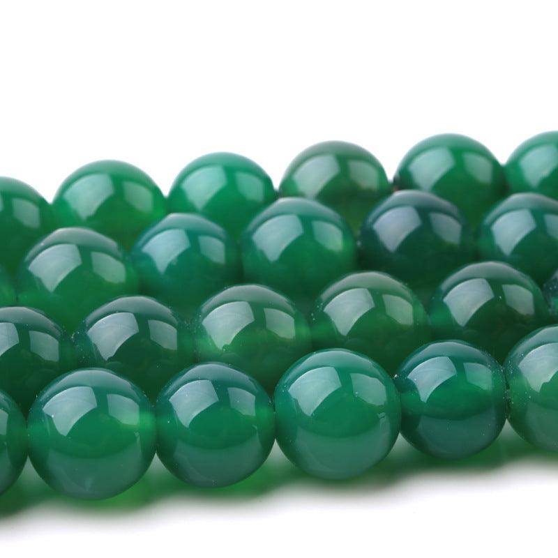 8/10/12mm Green Agate Beads Wholesale - Free Shipping Over 300USD - Price at $ 8.00 /pc