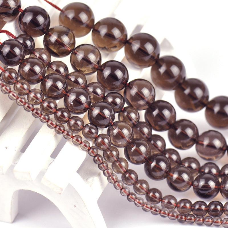 8/10/12mm Smokey Quartz Beads Wholesale - Free Shipping Over 300USD - Price at $ 12.00 /pc