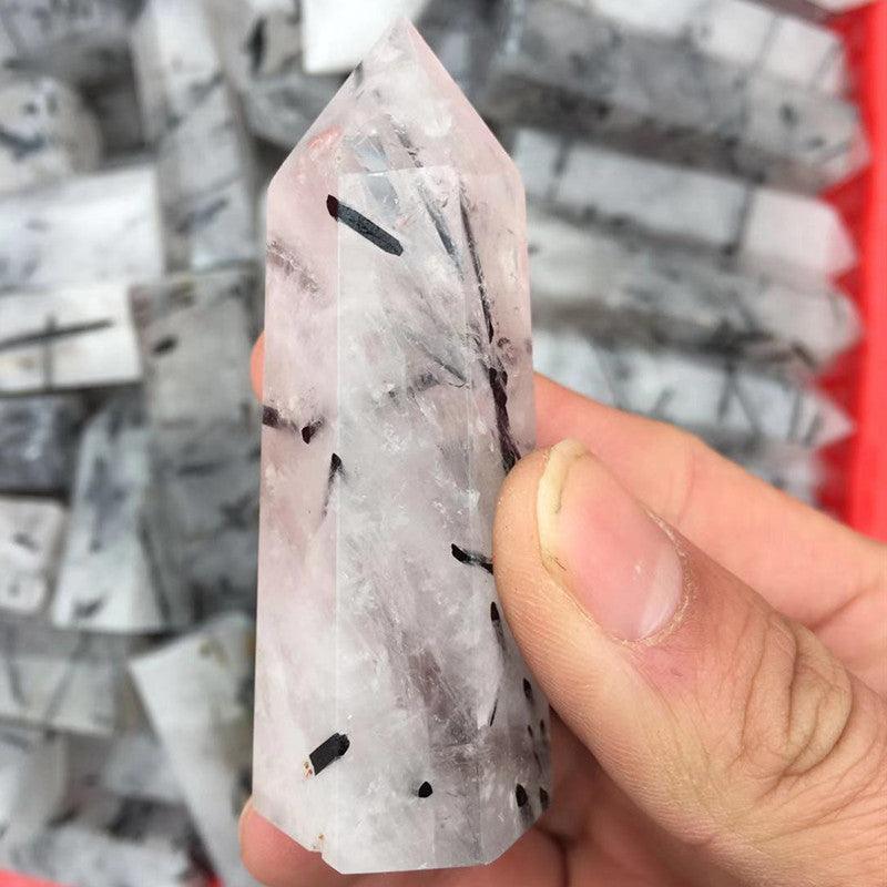 5-9cm Black Tourmaline tower Wholesale - Free Shipping Over 300USD - Price at $ 44.00 /pc