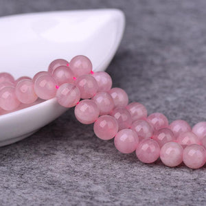 MLD Madagascar Rose quartz beads 8/10/12mm