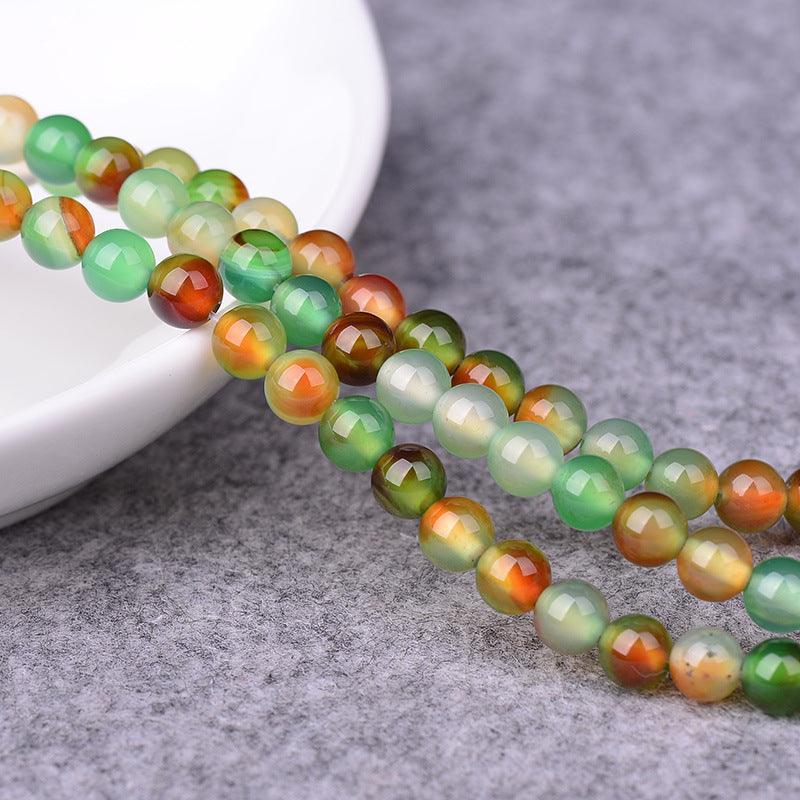 8/10/12mm Peacock Agate Beads Wholesale - Free Shipping Over 300USD - Price at $ 7.50 /pc
