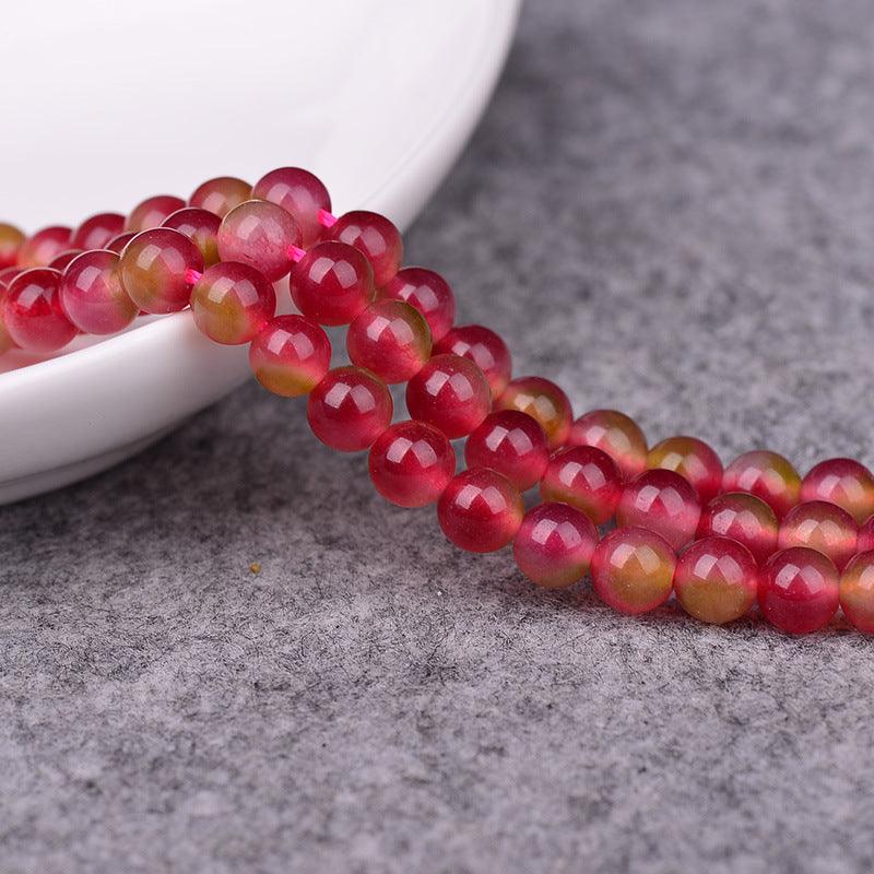 8/10/12mm watermelon carnelian Beads Wholesale - Free Shipping Over 300USD - Price at $ 6.00 /pc