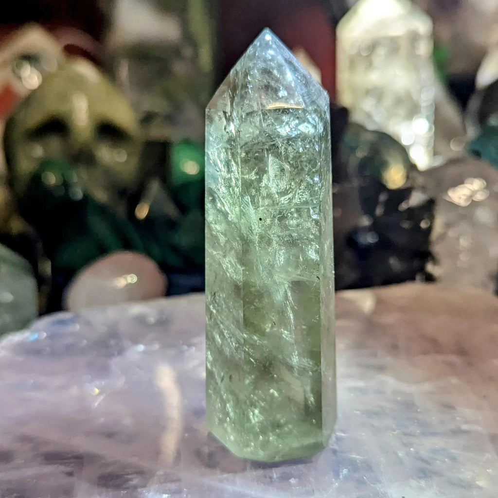 4-7cm green quartz tower 1kg