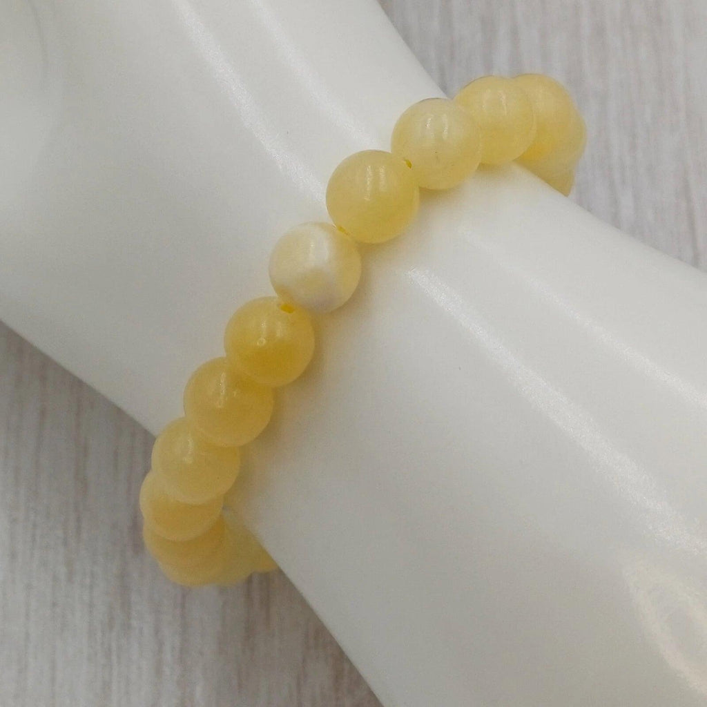 8mm yellow jasper bracelet