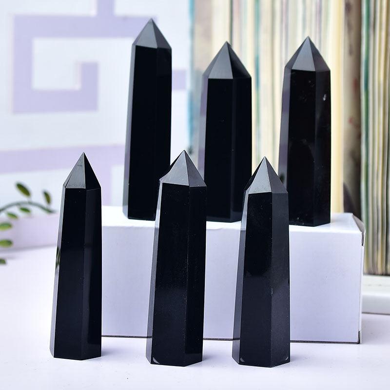 5-7cm Obsidian tower point Wholesale - Free Shipping Over 300USD - Price at $ 18.00 /pc