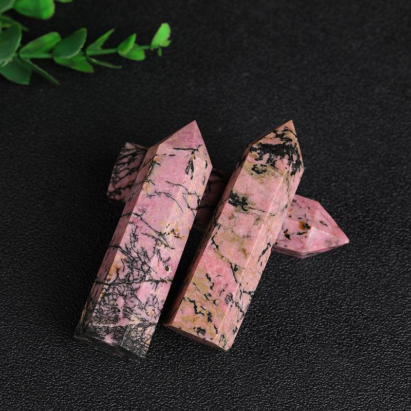 5-9cm Rhodonite tower Wholesale - Free Shipping Over 300USD - Price at $ 44.00 /pc