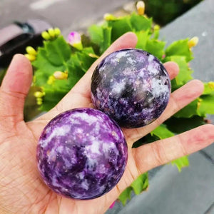 5-8cm Lepidolite sphere Wholesale - Free Shipping Over 300USD - Price at $ 50.00 /pc