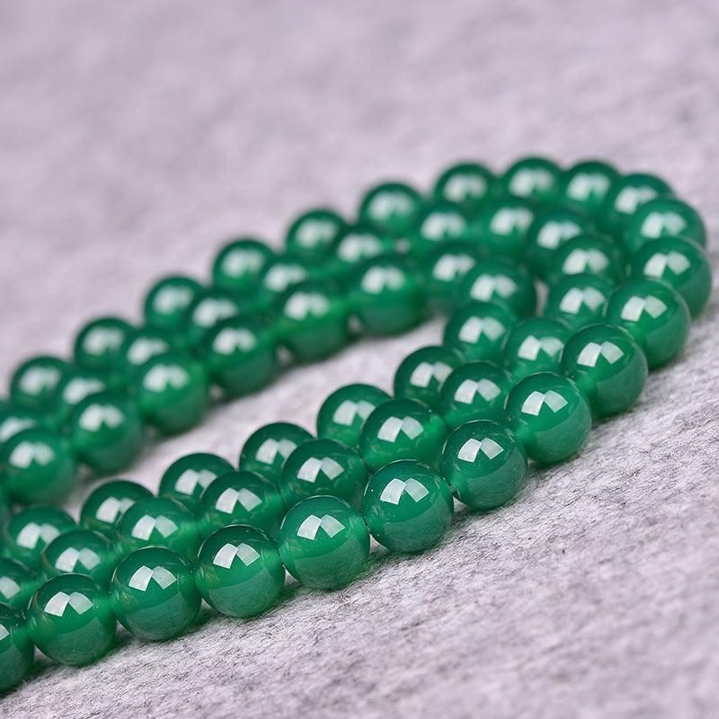 8/10/12mm Green Agate Beads Wholesale - Free Shipping Over 300USD - Price at $ 8.00 /pc