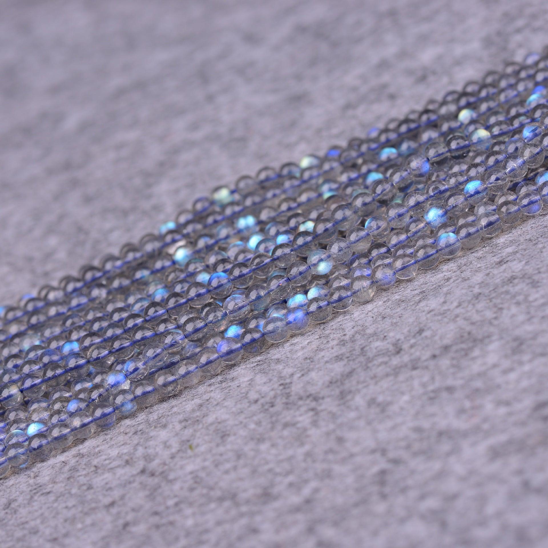 6mm blue moonstone quartz Beads Wholesale - Free Shipping Over 300USD - Price at $ 45.00 /pc