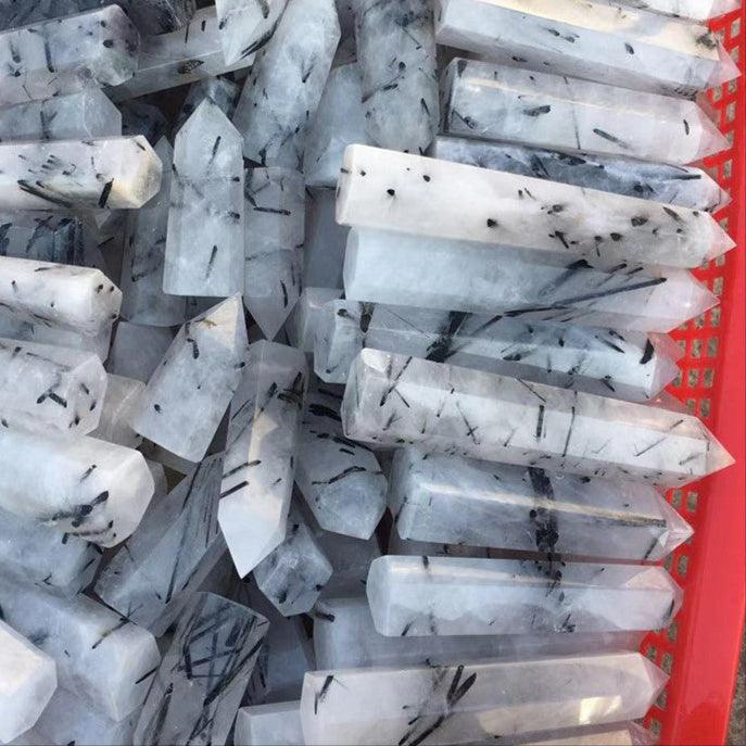 5-9cm Black Tourmaline tower Wholesale - Free Shipping Over 300USD - Price at $ 44.00 /pc